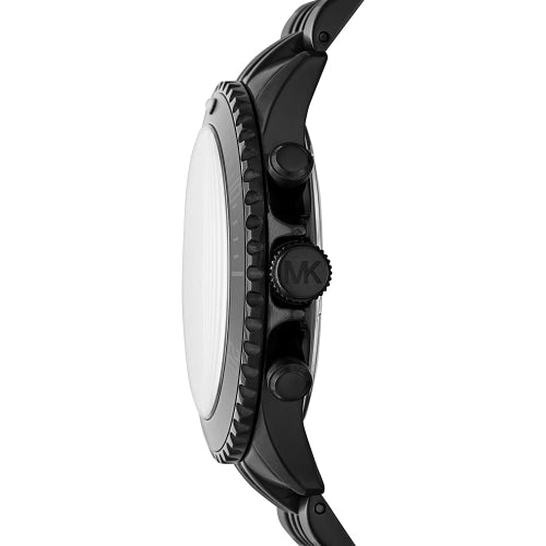 Michael Kors Men's Bayville Silver/Black Chronograph Watch - MK8750 - Image 2
